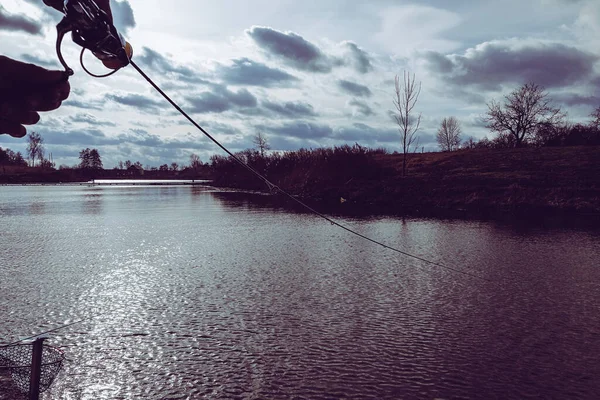 Pesca Fondo Del Lago — Foto de Stock