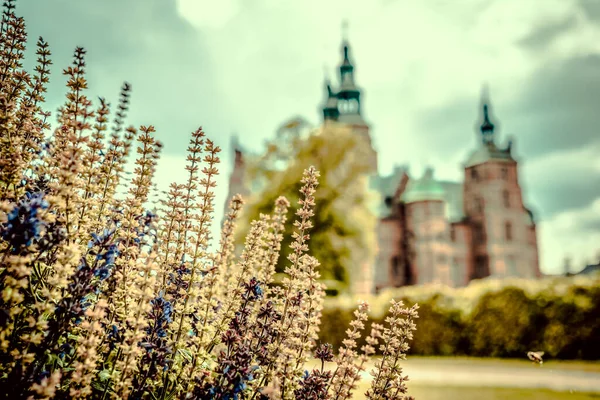 Kopenhag 'daki Güzel Rosenborg Kalesi