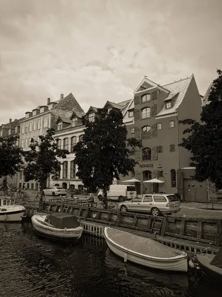 Kopenhagen Sommer Schöne Architektur Reise Hintergrund — Stockfoto