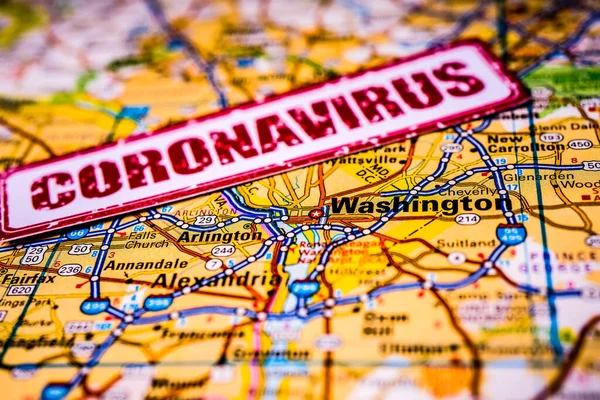 Washington Sulla Quarantena Coronavirus — Foto Stock