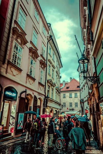 Hermosas Calles Arquitectura Otoño Praga —  Fotos de Stock