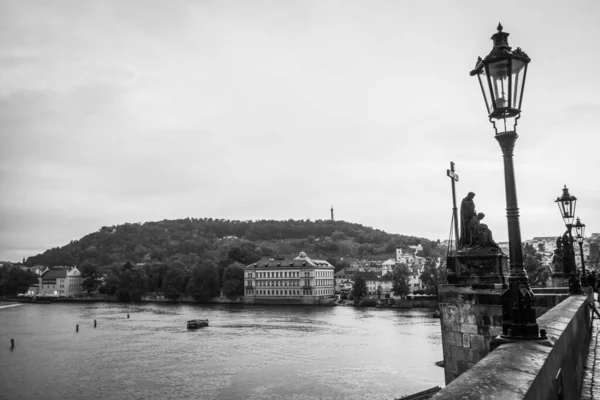 Vakre Gater Høstens Arkitektur Praha – stockfoto