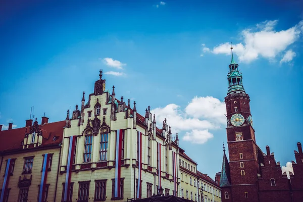 Beautiful Picturesque Center Wroclaw — Φωτογραφία Αρχείου