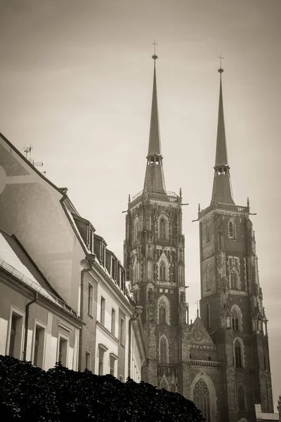 Wunderbare Architektur Und Breslauer Kirchen — Stockfoto
