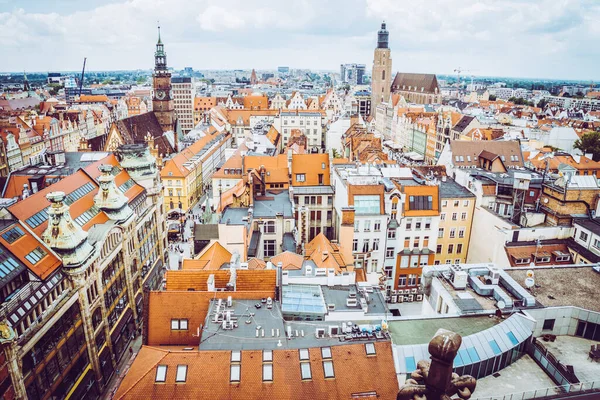 Wroclaw Polsko Června 2019 Wroclaw Domy Ulice Města Wroclaw Cityscape — Stock fotografie