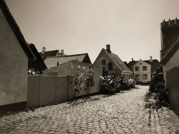 Όμορφο Παραθαλάσσιο Χωριό Στη Δανία — Φωτογραφία Αρχείου