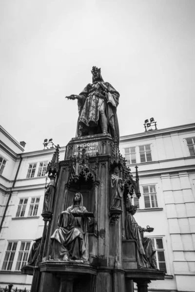 Prachtige Straten Architectuur Van Herfst Praag — Stockfoto