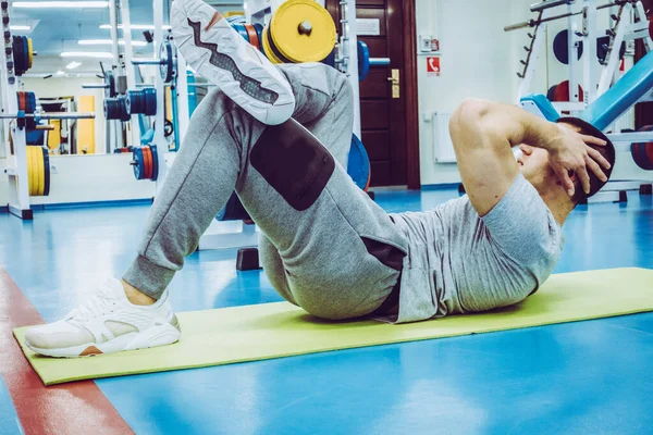 Man Goes Sports Gym — Stock Photo, Image