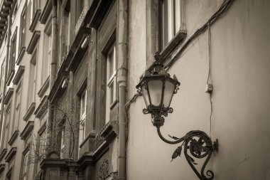 Muhteşem kış Lviv mimarisi ve sokakları