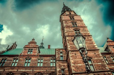 Kopenhag 'daki Güzel Rosenborg Kalesi
