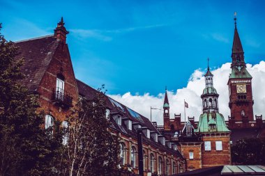 Kopenhag 'daki güzel yeşil park