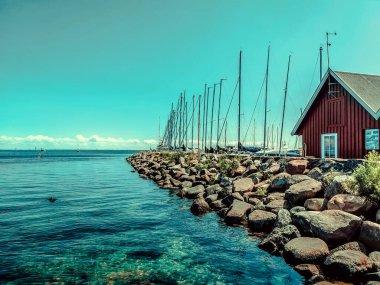 Danimarka 'nın güzel deniz köyü