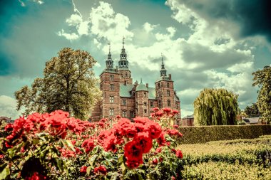 Kopenhag 'daki Güzel Rosenborg Kalesi