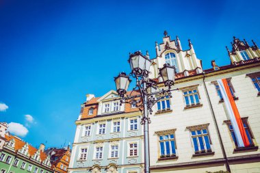Wroclaw 'ın güzel, resimsi merkezi