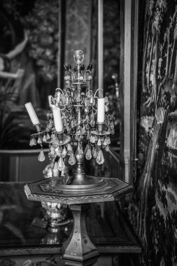 Kopenhag 'daki Rosenborg Kalesi' nin güzel odaları