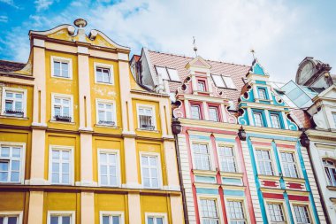 Wroclaw 'ın güzel, resimsi merkezi