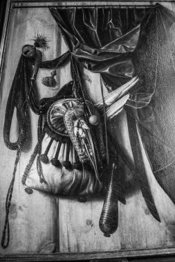 Kopenhag 'daki Rosenborg Kalesi' nin güzel odaları