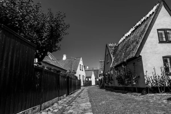 Schöne Dänische Architektur Einem Malerischen Dorf — Stockfoto