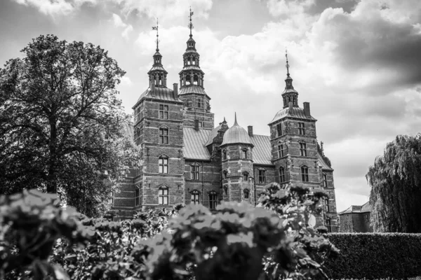 Gyönyörű Rosenborg Kastély Koppenhágában — Stock Fotó