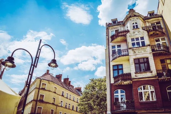 Architectuur Van Oude Poolse Stad Wroclaw — Stockfoto