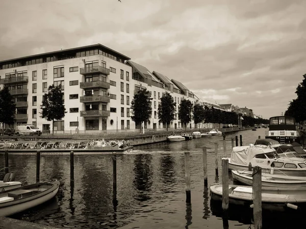 Kopenhagen Sommer Schöne Architektur Reise Hintergrund — Stockfoto