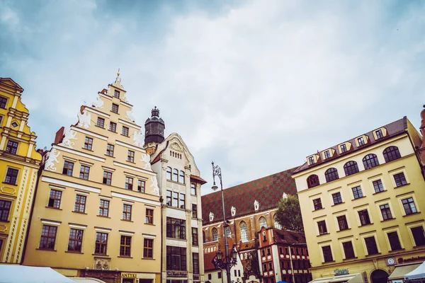 Wroclaw Polonia Junio 2019 Wroclaw Casas Calles Ciudad Wroclaw Paisaje — Foto de Stock