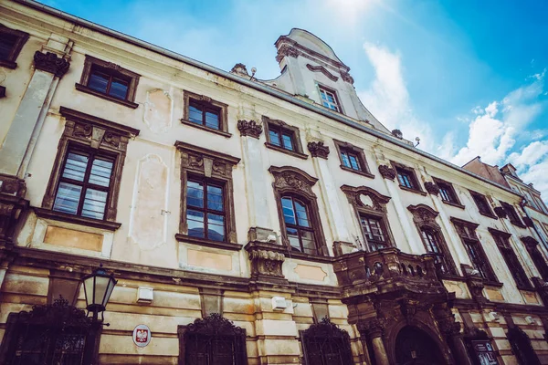 Wroclaw Casas Calles Ciudad Wroclaw Paisaje Urbano — Foto de Stock