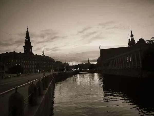 Copenhague Verano Hermosa Arquitectura Viaje Fondo — Foto de Stock