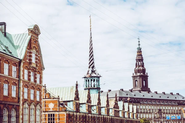 コペンハーゲンの美しい街旅行の背景 — ストック写真