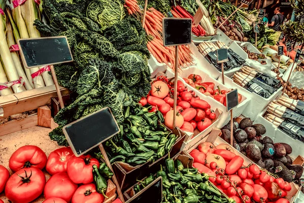 시장에서 유기농 — 스톡 사진