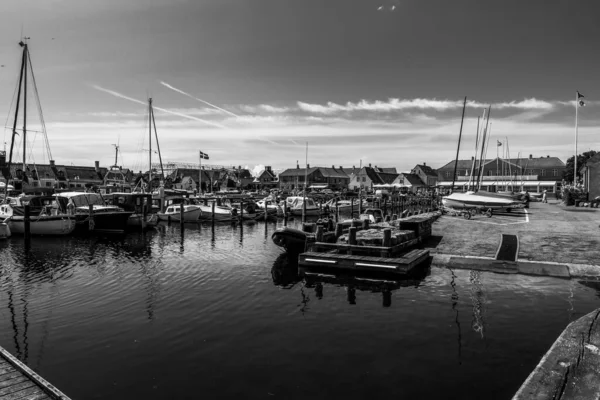 Schöner Dänischer Hafen Mit Yachten — Stockfoto