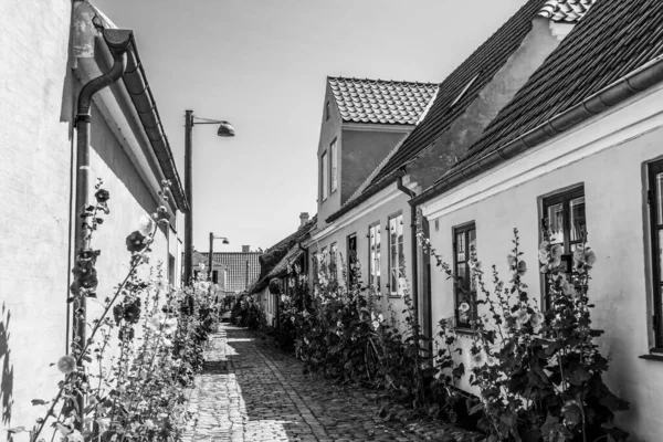 Schöne Dänische Architektur Einem Malerischen Dorf — Stockfoto