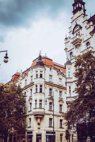 Prachtige Straten Architectuur Van Herfst Praag — Stockfoto