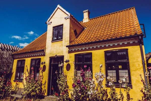 Hermosa Arquitectura Danesa Pintoresco Pueblo — Foto de Stock