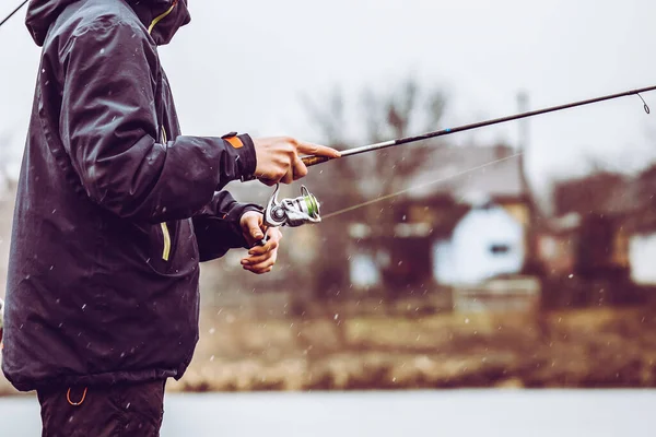 Pike Fishing Lake Fishing Recreation — Stock Photo, Image