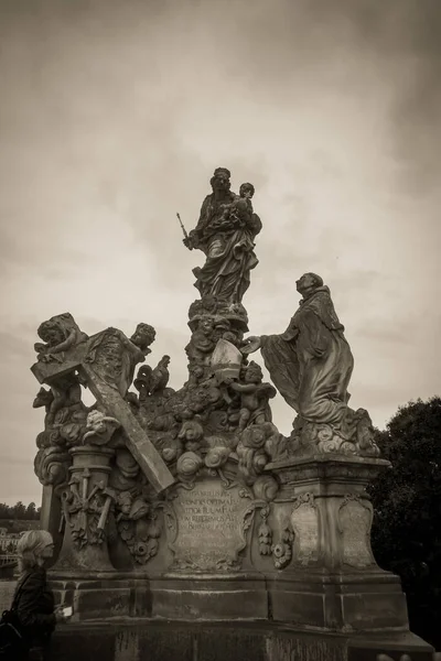 Prachtige Straten Architectuur Van Herfst Praag — Stockfoto