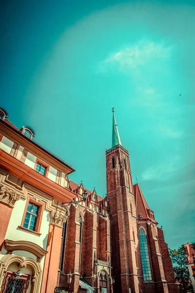 Архитектура Старого Польского Города Вроцлав — стоковое фото
