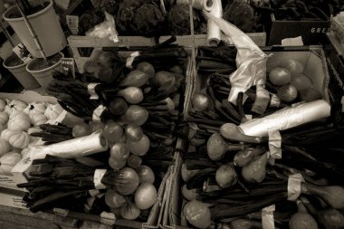 Organik Sebzeler pazarda