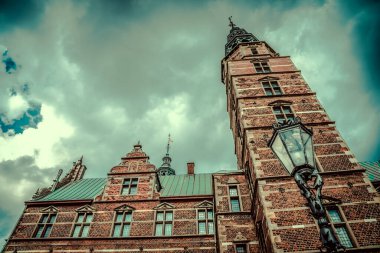 Kopenhag 'daki Güzel Rosenborg Kalesi