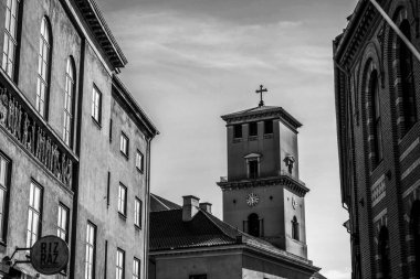 Kopenhag Şehri, Danimarka, İskandinavya. Güzel bir yaz günü