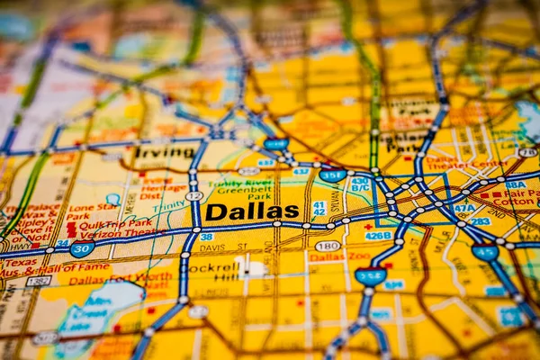 Dallas USA travel map background