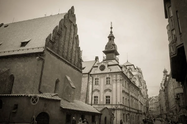 Vackra Gator Och Arkitektur Hösten Prag — Stockfoto