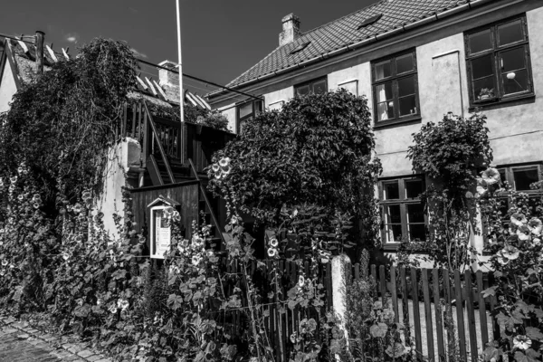 Schöne Dänische Architektur Einem Malerischen Dorf — Stockfoto