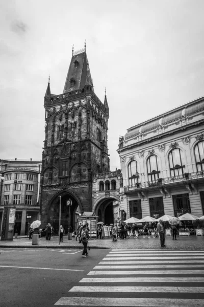 Hermosas Calles Arquitectura Otoño Praga — Foto de Stock