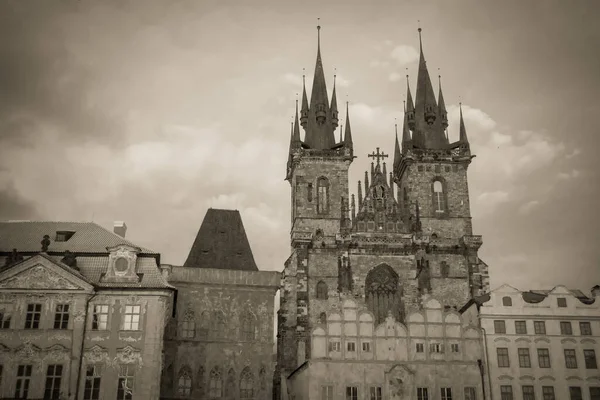 Arquitectura Antigua Magnífica Praga —  Fotos de Stock