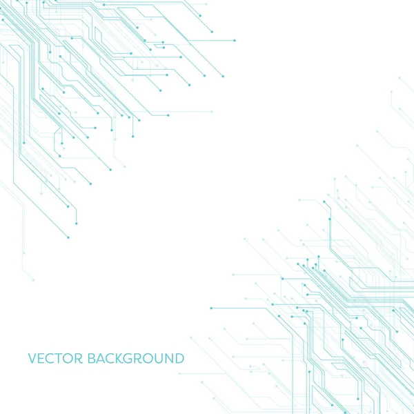 Abstraktní pozadí vektorové digitální technologie s plošnými vzor. — Stockový vektor