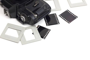 135 film vintage fotoğraf makinesi veya tek lens refleks ve fotoğraf sl çerçeve