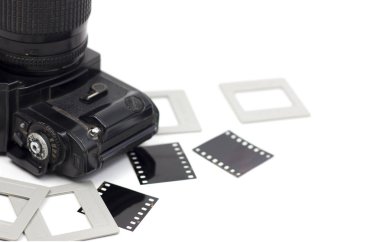 135 film vintage fotoğraf makinesi veya tek lens refleks ve fotoğraf sl çerçeve