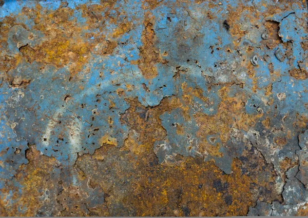 Eski metal demir paslı arka plan ve doku