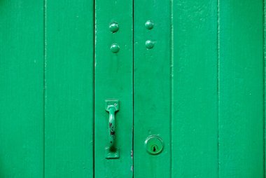Vintage yeşil kapı